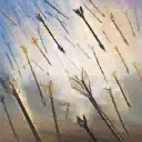 箭雨落下