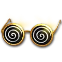 金色圈圈眼镜
