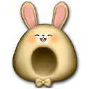 幸福月兔帽