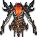 恶魔（白色）上装
