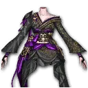 战士(女)武魂锦衣(黑色)上装