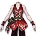 射手(女)武魂锦衣(红色)上装