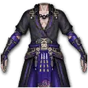 格斗家(男)武魂锦衣(黑色)上装