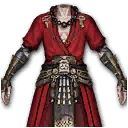格斗家(男)武魂锦衣(红色)上装