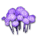 摆设：紫色花丛灯