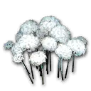 摆设：白色花丛灯