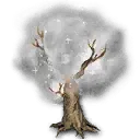 摆设：白色星星树
