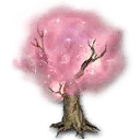 摆设：粉红星星树