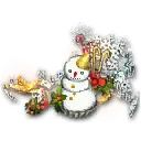 摆设：小雪人
