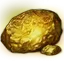 烁亮的黄金矿石
